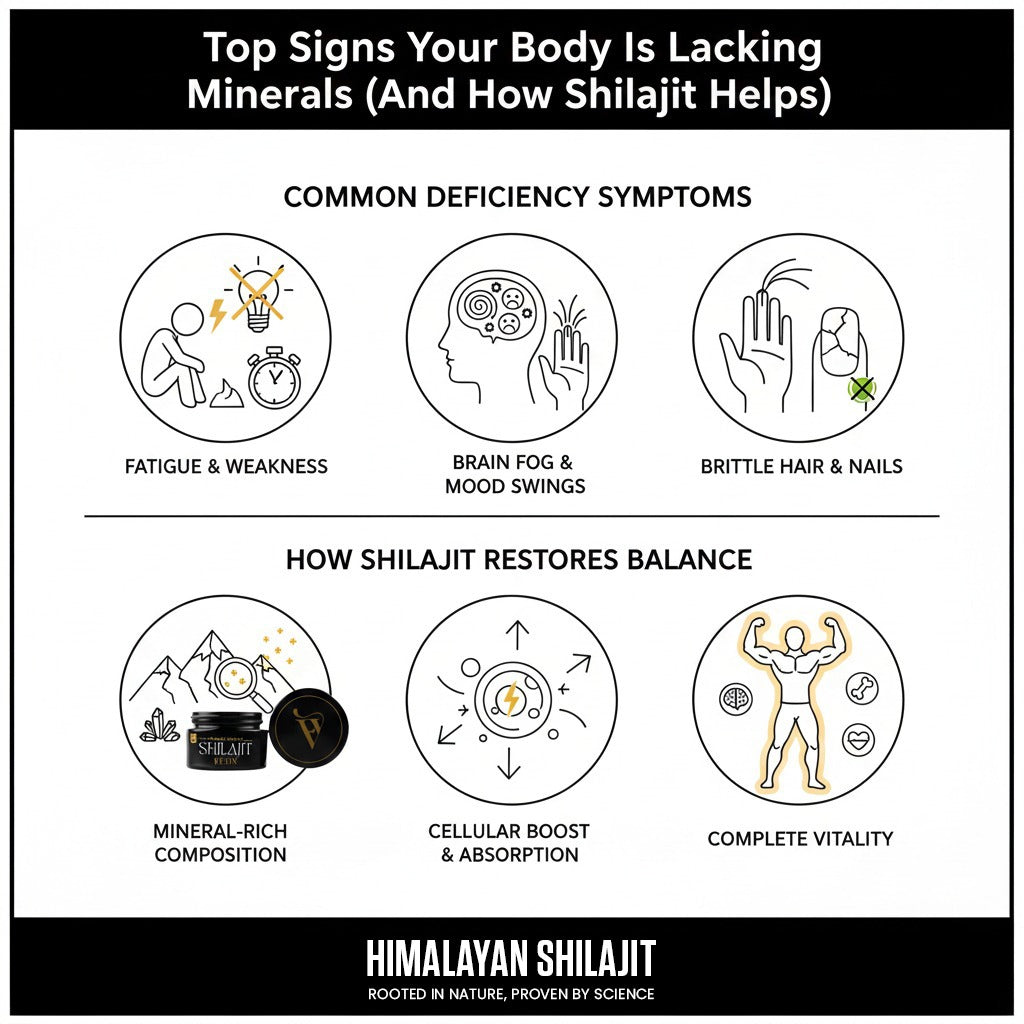 Top Signs Your Body Is Lacking Minerals (And How Shilajit Helps)