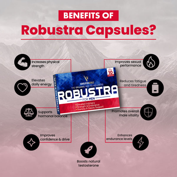 Robustra, Men Testosterone & Performance Booster, 10 Serving per unit